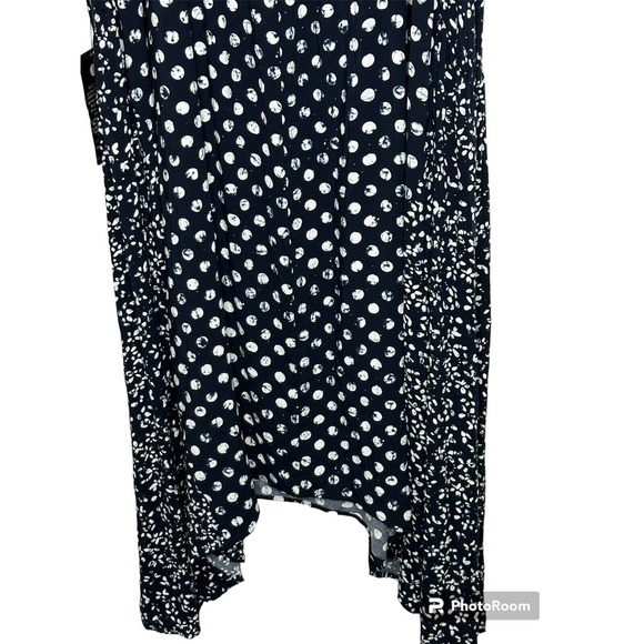 NWT Avenue Womens Kylee Crush Dress‎ Size 22/24 (3X) Midi Length Batik Spot Mix - Picture 9 of 12